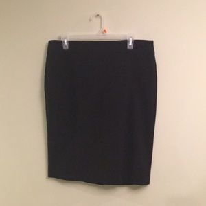Black pencil skirt